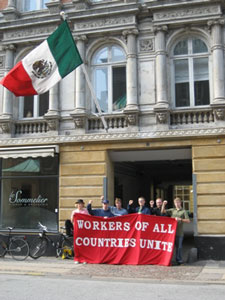 Picket in Denmark