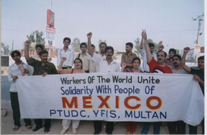 Demonstration in Multan