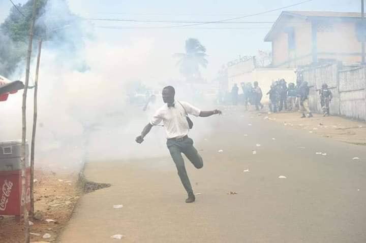 Liberia student protest Image fair use