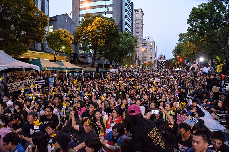 Sunflower movement Image Artemas Liu