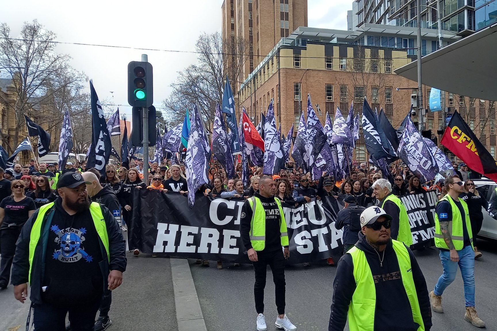 CFMEU banner Image CJMurrumbeena Twitter