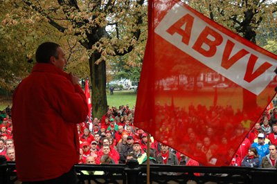 Day of action confirms determined militancy of Belgian workers