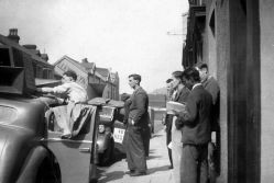 Cars outside Neath campaign office