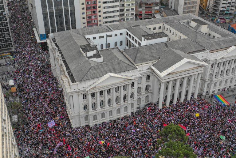 protests 1 Image Ricardo Stuckert