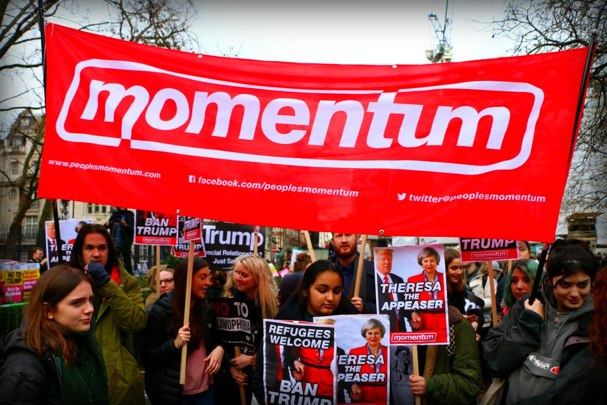 Momentum demo Image Socialist Appeal