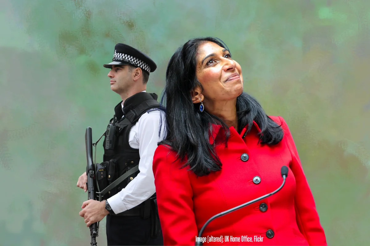 Suella Braverman Police Image Socialist Appeal