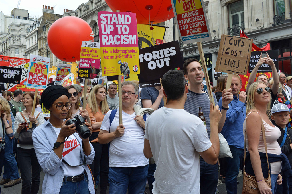 Austerity demo Image Flickr Julian Stallabrass