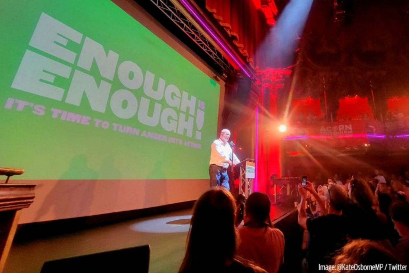 Enough is enough Image KateOsborneMP Twitter