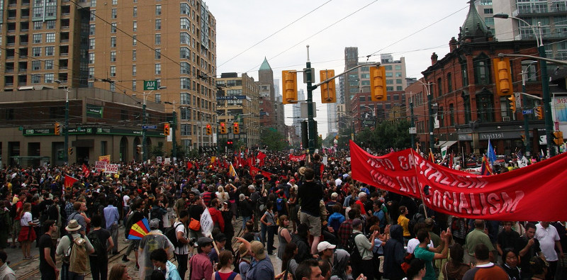 People first rally against G20, Toronto.