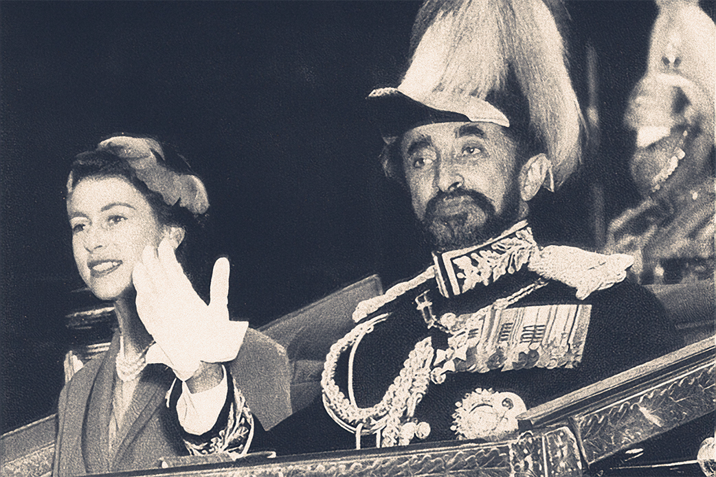 Elizabeth II and Haile Selassie