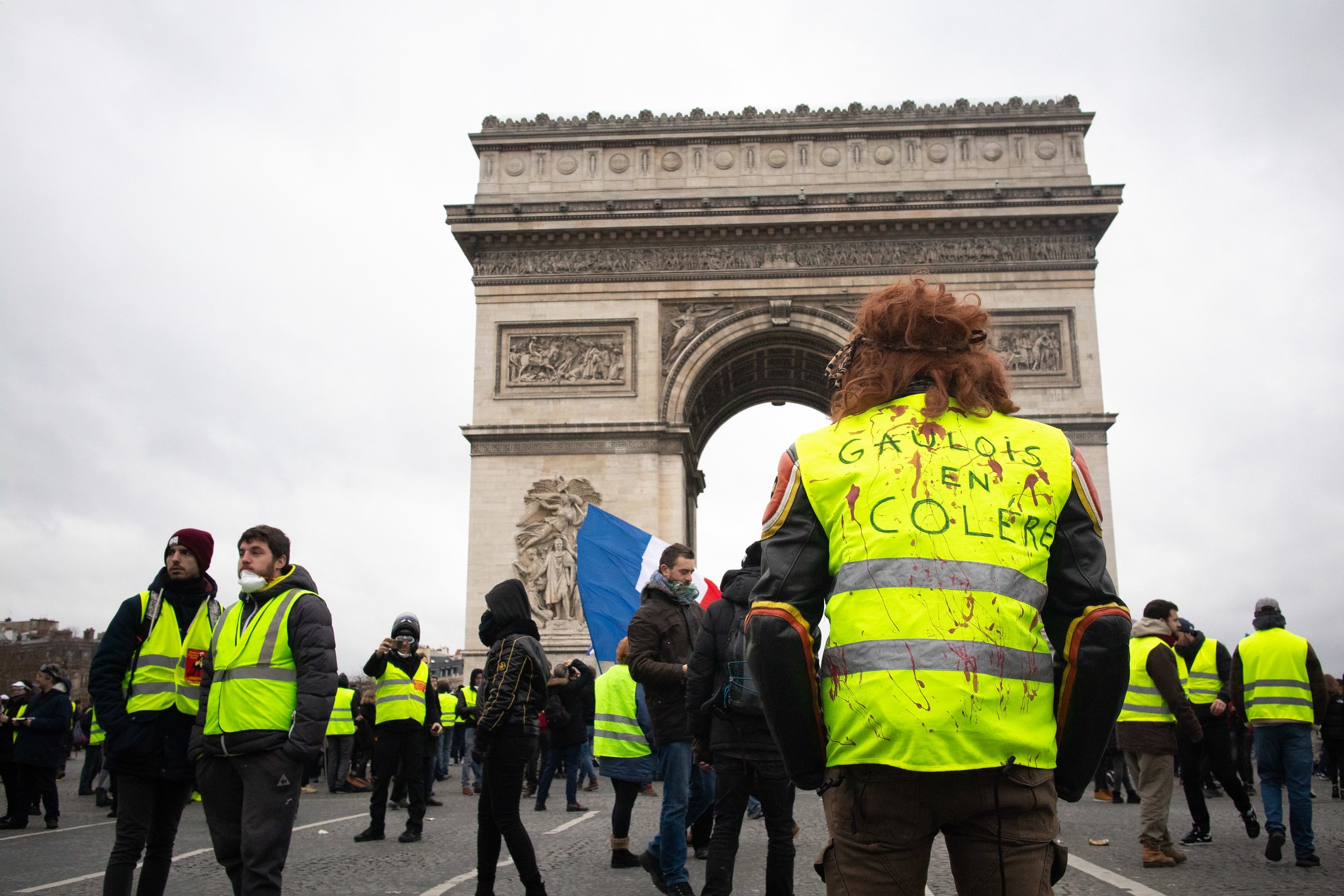 Gilets jaunes Image Olivier Ortelpa Flickr