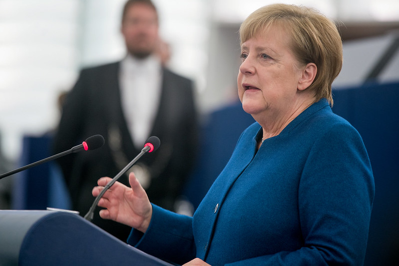 Merkel Image European Parliament