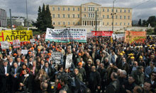 General strike in Greece