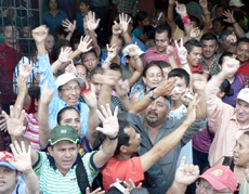 Honduran elections - Little fingers up: We didn’t vote!