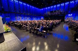 Inside the conference. Photo: IMF/Halldor Kolbeins