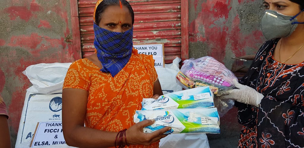 Women Covid Image India Water Portal Flickr