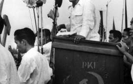 Aidit Speaking at Pki Meeting 1955