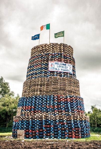 Belfast bonfire Image Lucas Ludziejewski