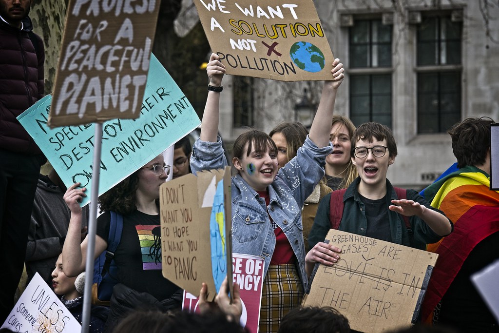 Climate protest Image Flickr garryknight