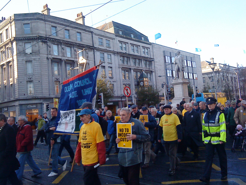 Ireland: 100,000+ on the streets on November 6, 2009