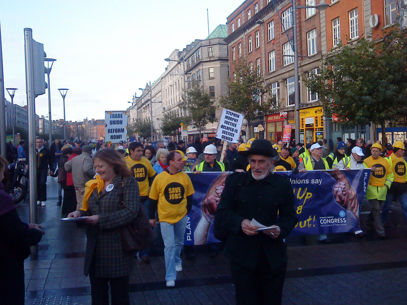 Ireland: 100,000+ on the streets on November 6, 2009