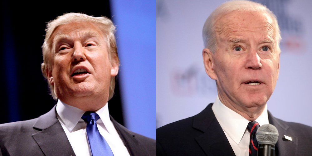 Biden and Trump Image public domain