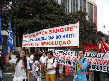 Marxist Left of the PT on recent anti-Bush rally in Sao Paulo