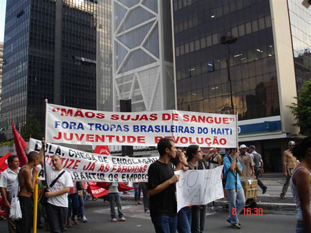 Marxist Left of the PT on recent anti-Bush rally in Sao Paulo