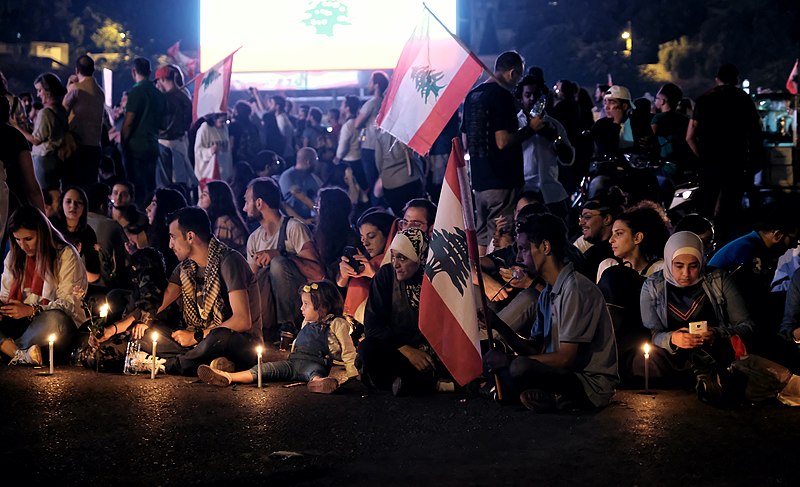 800px LebanonProtestsRingBridge Oct262019 Image Nadim Kobeissi