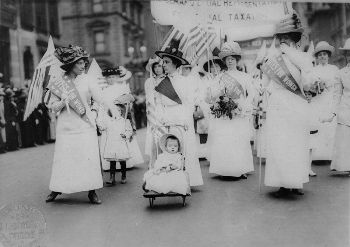 The first women's movements were bourgeois and limited their liberation struggle to their own class.