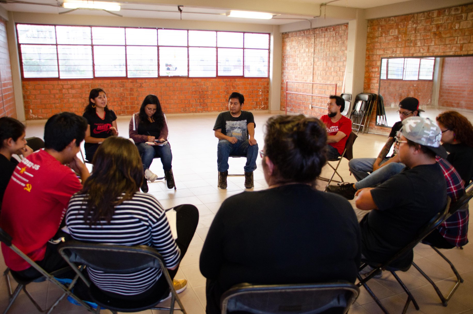 La mesa sobre las luchas actuales de las mujeres