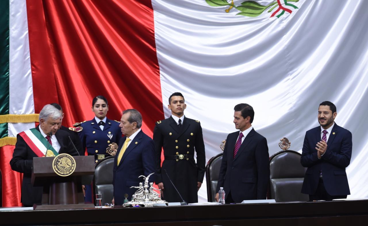 Toma de protesta 1 de Diciembre de 2018 Foto AMLO