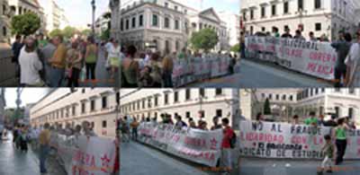 Picket in Madrid