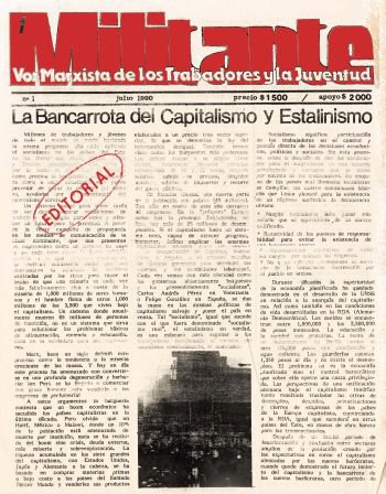 México: 20 años del surgimiento de Militante, voz marxista de los trabajadores y la juventud