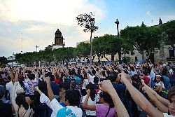 Youth protesting, 7 July. Photo: Feno!