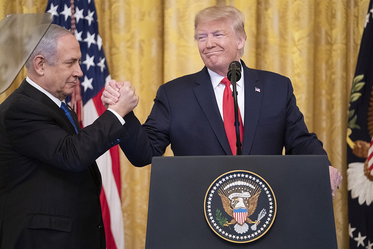 trump netanyahu Image The White House Wikimedia Commons