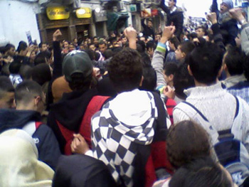 Protest against attack on Gaza in Morroco