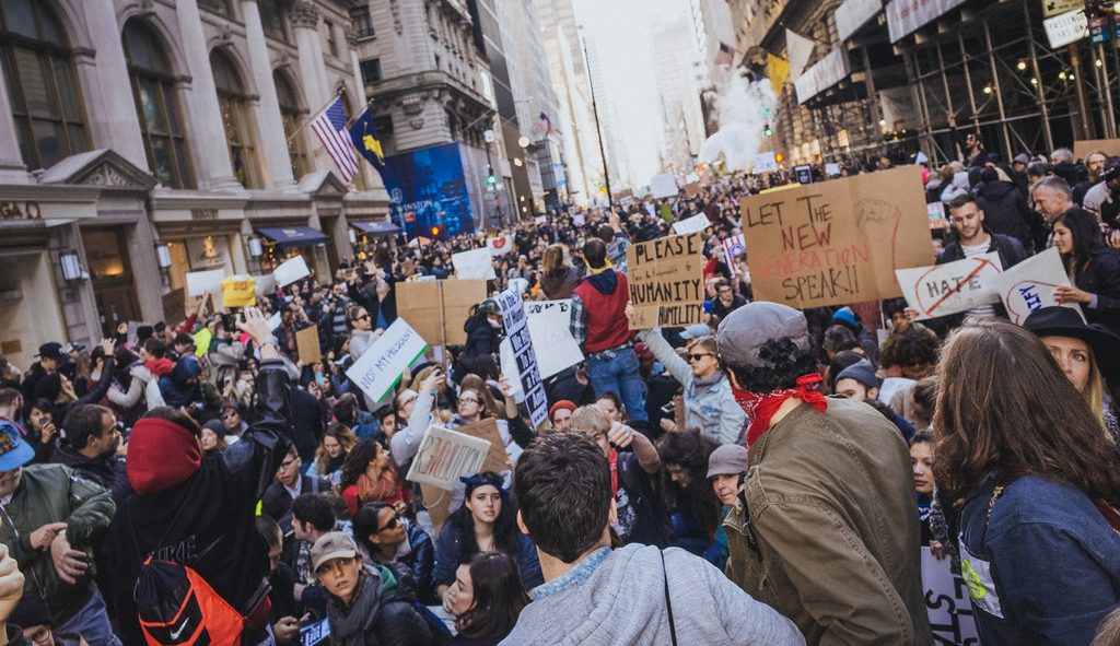 Trump Tower Protest Rally Image Flickr Mathiaswasik