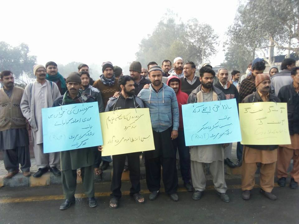 Striking workers standing firm Image own work