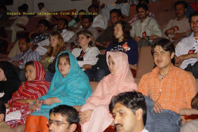 Hazara women delegates from Balochistan