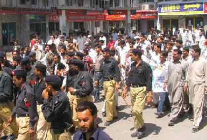 General Strike and roadblocks in Kashmir