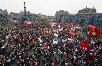 National strike in Peru