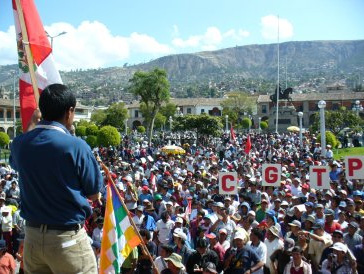 National strike in Peru