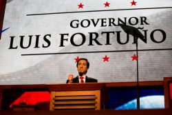 Luis Fortuño, former Governor of Puerto Rico. Photo: Mallory Benedict/PBS NewsHour