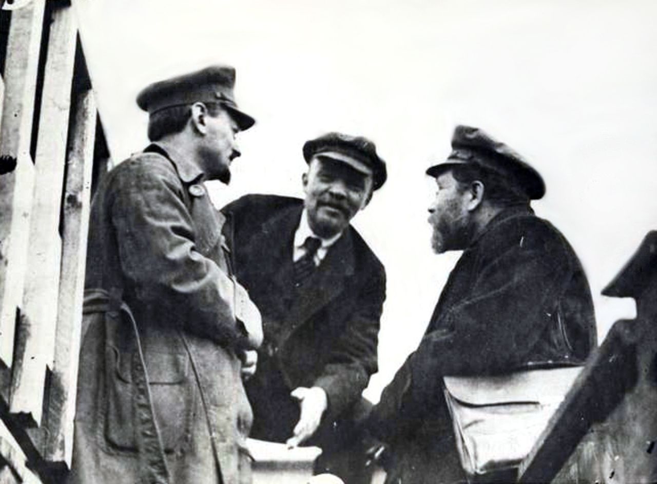 lenin and trotsky Image public domain