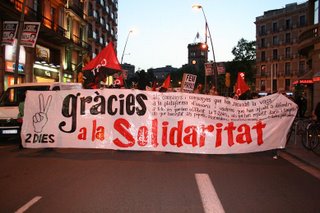 Barcelona bus drivers strike