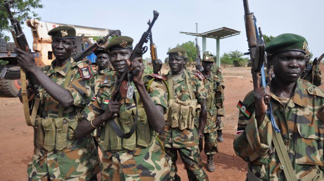 Sudanese soldiers