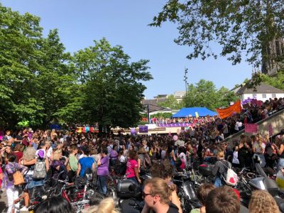 The womens strike in Basel Image Der Funke