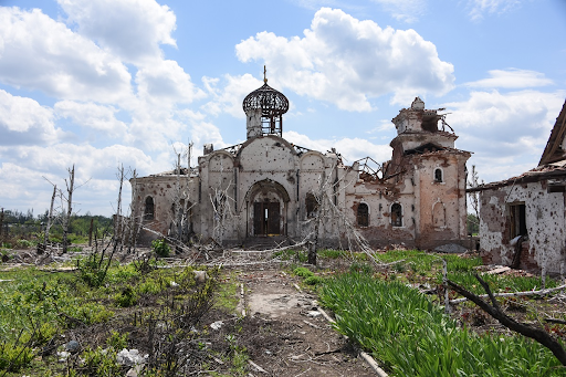 Chruch bombed Image Mstyslav Chernov