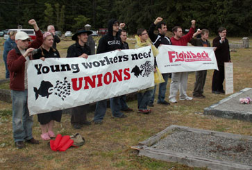 Canada: Fightback at Miners' Memorial Day 2007